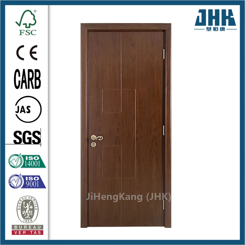 Jhk PVC Coated Prefinished Finger Joint House Plywood Flush Wood Door