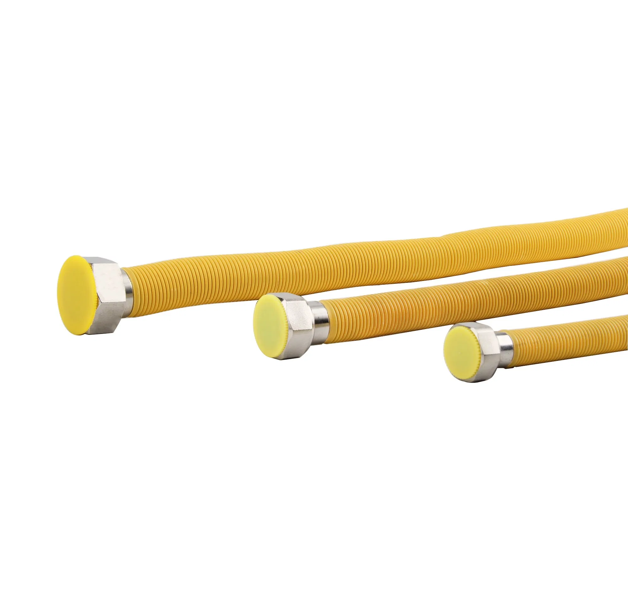 Durable Stainless Steel Corrugated Connector with Yellow PE Covering
