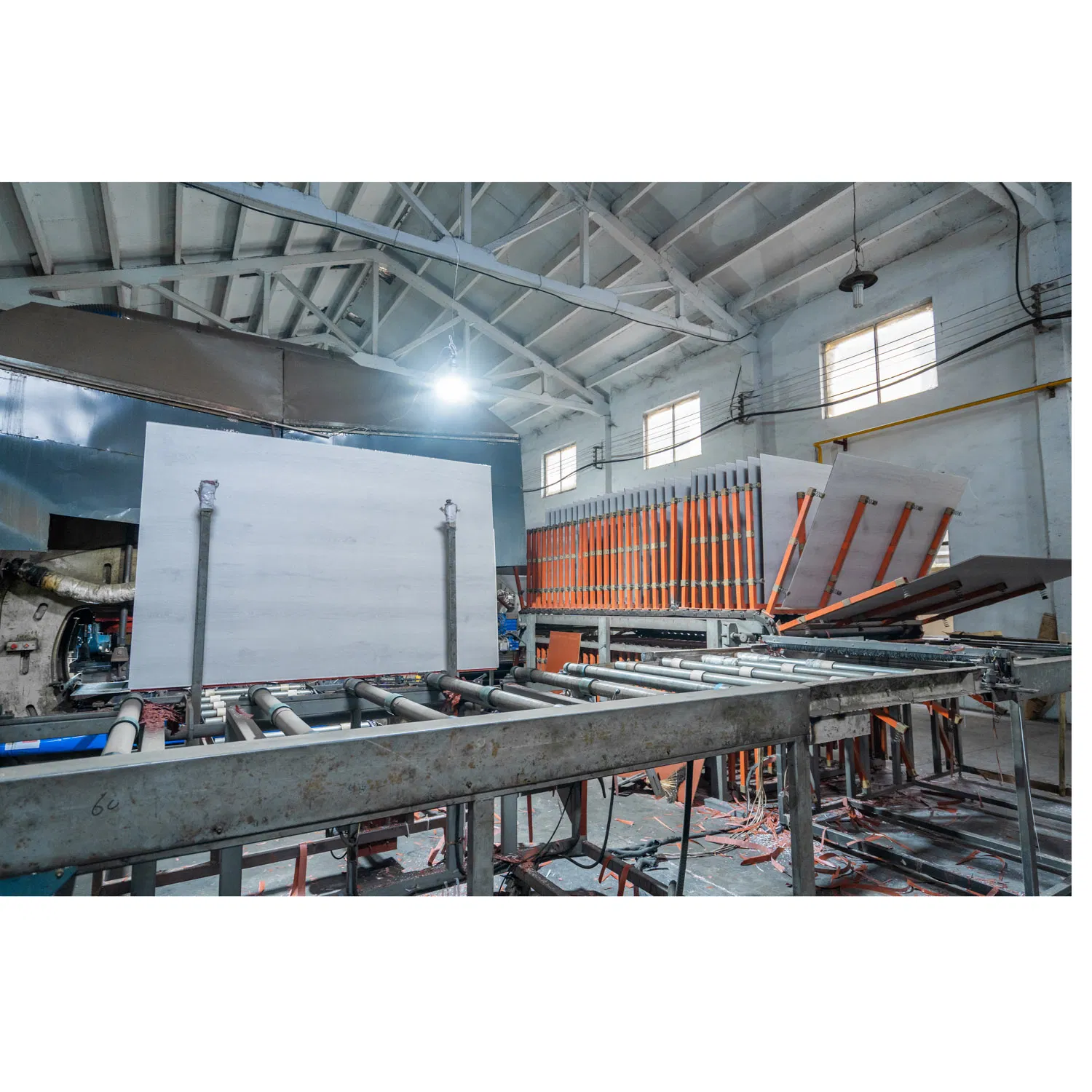 White Oak Woodgrain Texture Teak Waxed Edged Timber Laminate Wooden Flooring