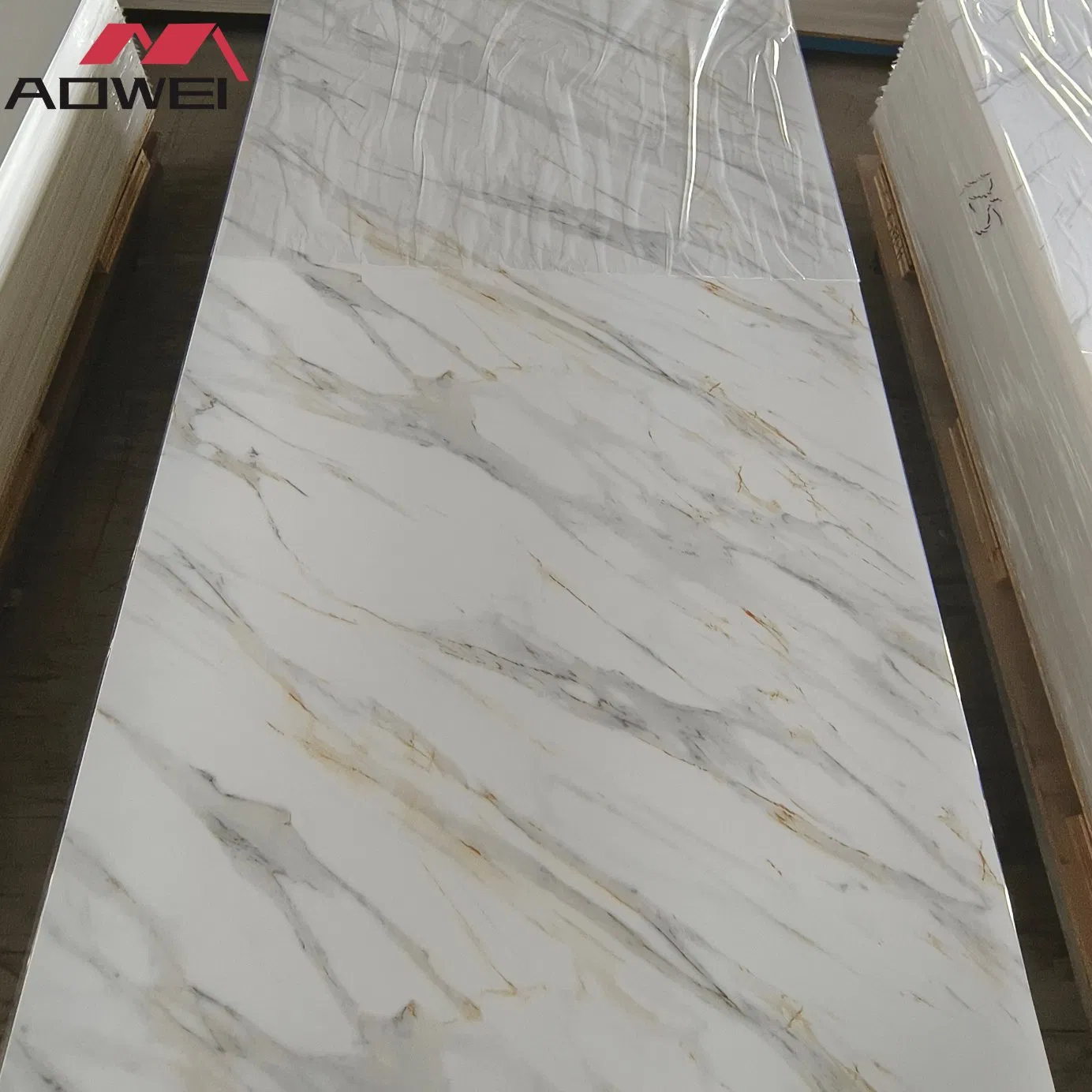 High Quality 1220*2800*3mm PVC WPC Marble Sheet Wall Panel for Indoor Decoration-Materials