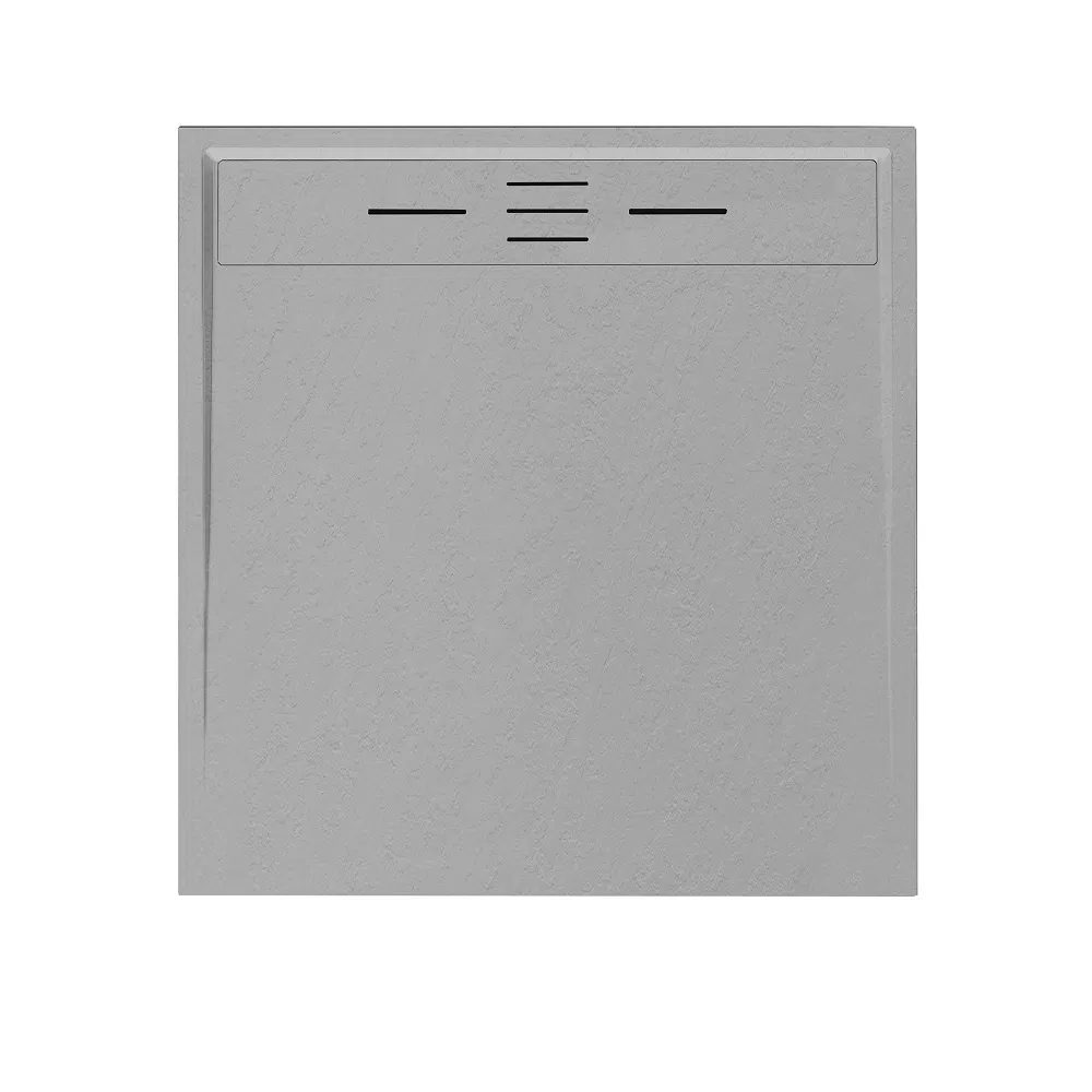 Bathroom 800*800mm Square Left/Right Drain Matt Surface Walk in SMC Shower Tray