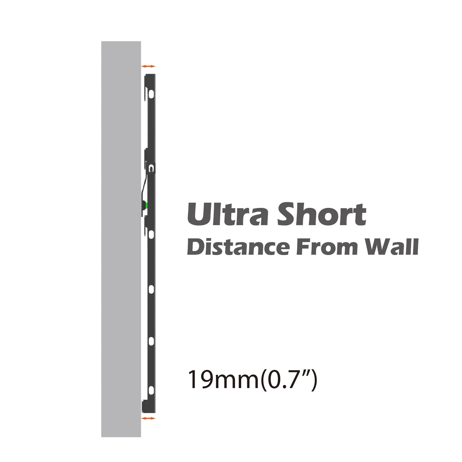 Anti-Theft TV Wall Mount Max Vesa 800*400mm LCD TV Bracket