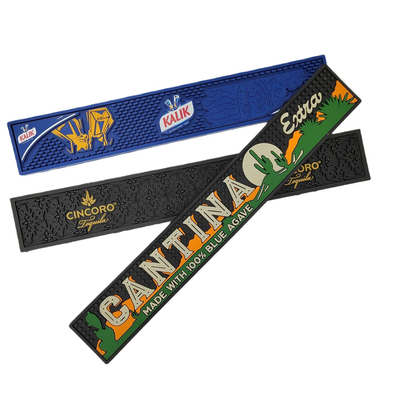 Промо противоскользящий коврик для бара из мягкого ПВХ