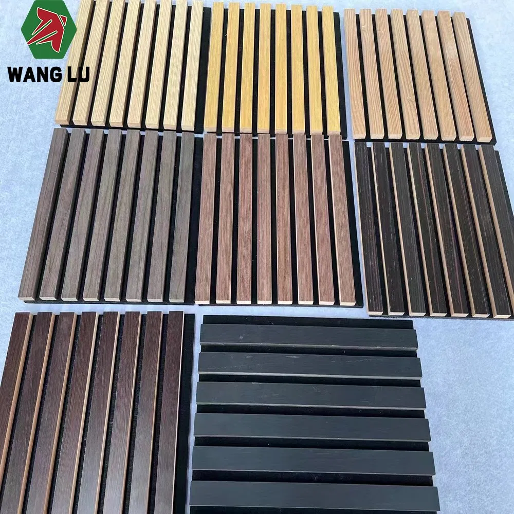 12mm Polyester Fiber Pet Acoustic Panel MDF Sound Absorption Wall Panel Aku Panel for Decoration