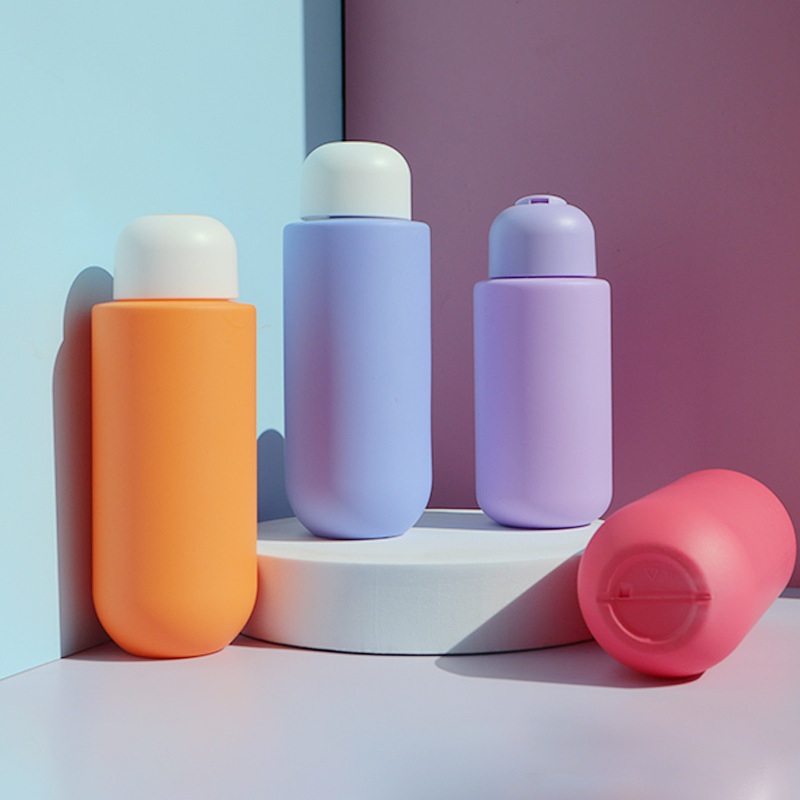 100ml 300ml 400ml HDPE Pet Plastic Bottle with Flip Cover Top Cap for Shower Gel Shampoo Conditioner Bottle