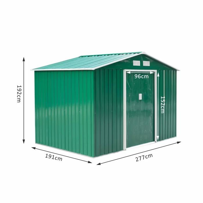 England Light Metal Steel Structure Yardmaster Home Garden House Tool Shed