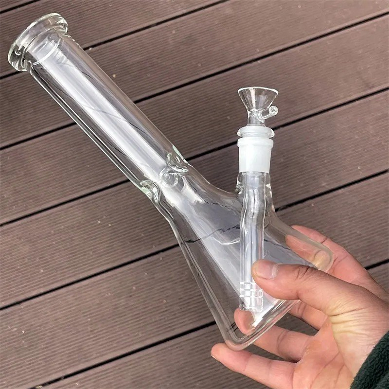 Hookah 9mm Thick Glass B O N G S 12'' 14'' 18'' Heavy Beaker pipe Thick Elephant Joint Straight with Catcher Classical Smoking Water Pipes