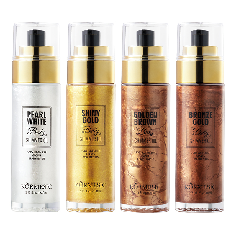 Factory Price Radiant Glow Body Shimmer Oil and Bronzer Spray