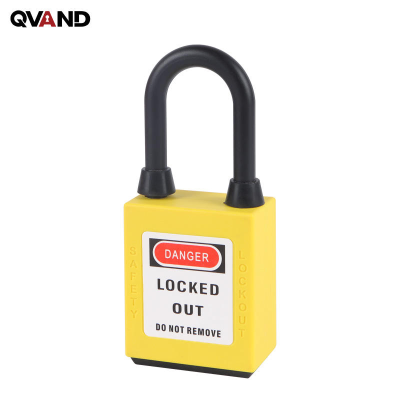 Heavy-Duty 38mm Nylon Shackle Safety Padlock for Ultimate Security
