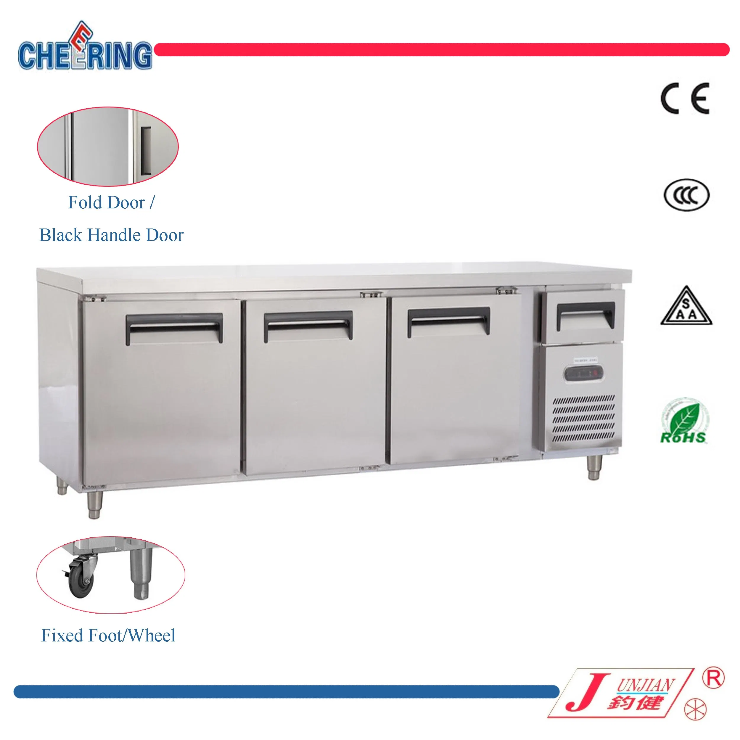3 Door Gastronorm Bench Freezer (TG24L3)