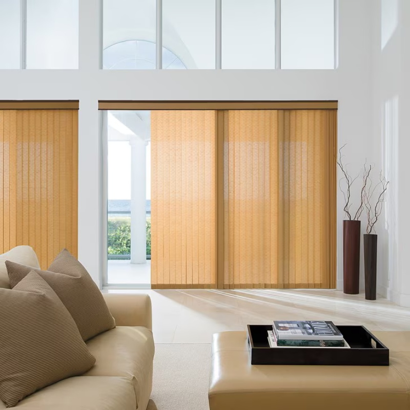 Factory Best Quality PVC Vertical Blinds French Window Blind