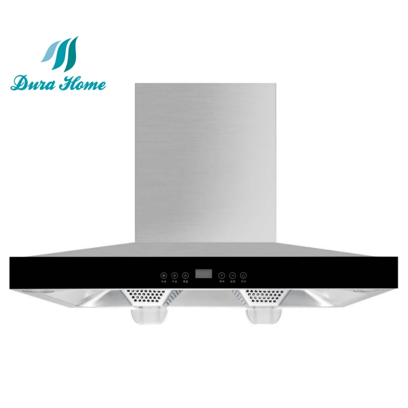 Contemporary Black Kitchen Hood Cooker Hood Chimney 90-250W Range Hood