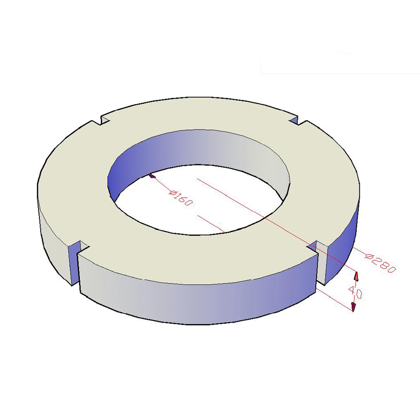 Шлифовальный круг из белого корунда 280 мм