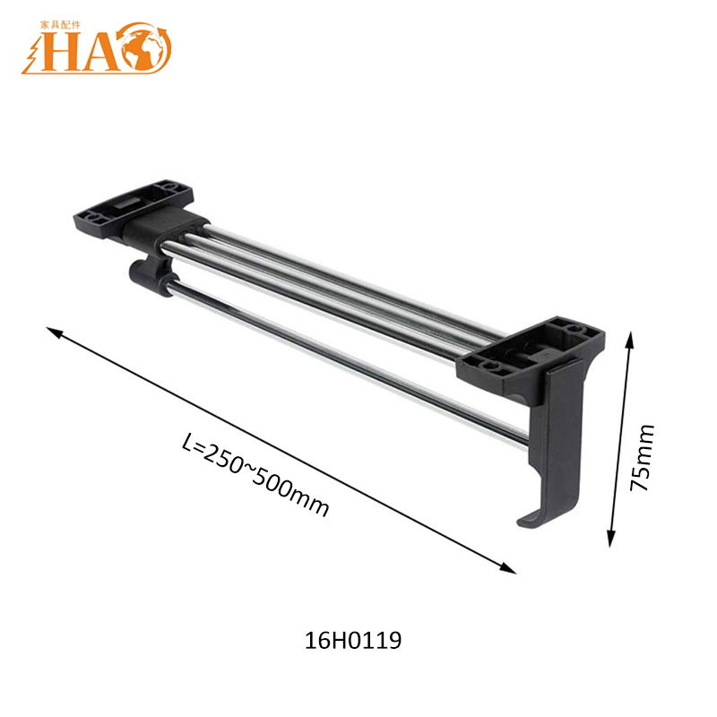 Retractable Closet Pull out Rod Wardrobe Clothes Telescopic Clothing Hanger