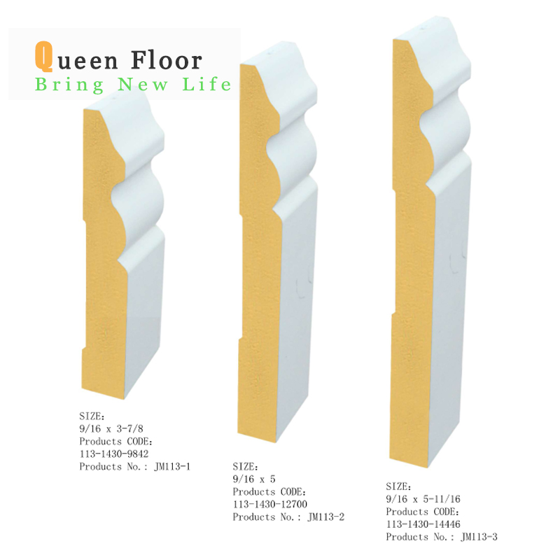 Baseboard Moulding Building Material Decoration Material Wood Moulding Skirting