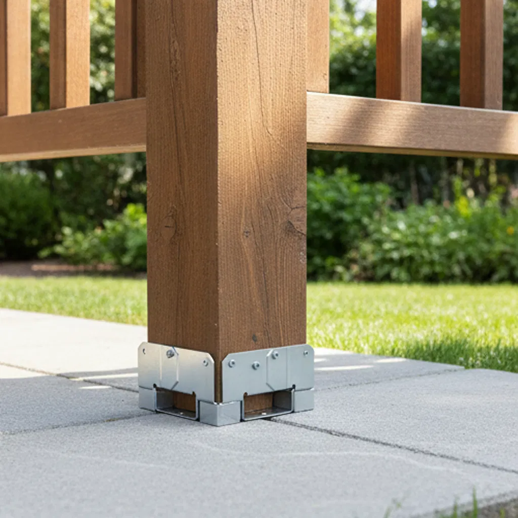 Универсальные анкерные базы для конструкций из бруса