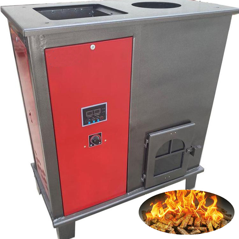House-Used Automatic Feeding Biomass Steam Hydro Boiler Pellet Stove Fireplace For Villa
