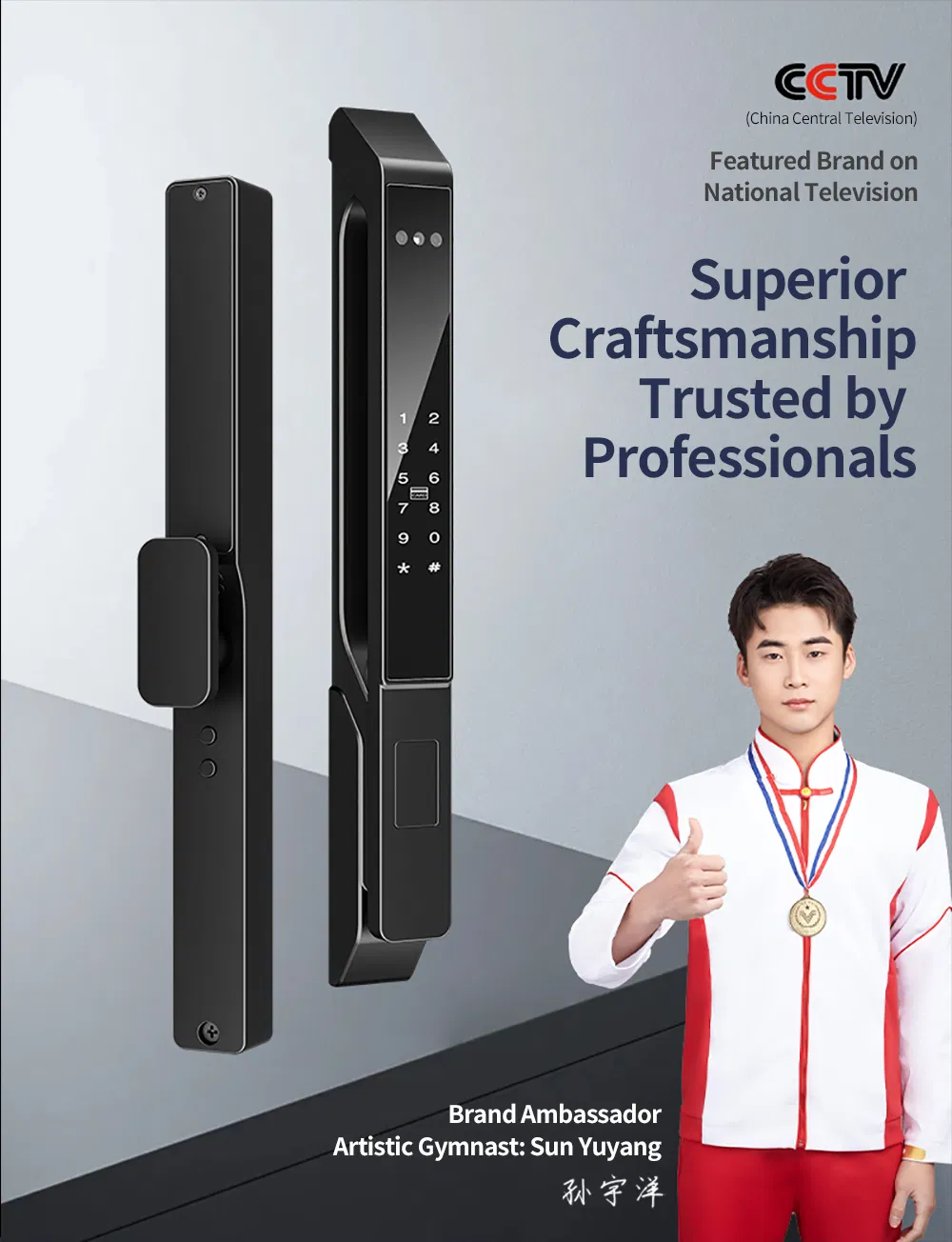 Securesteel Smart Wi-Fi Door Lock with Tuya Technology