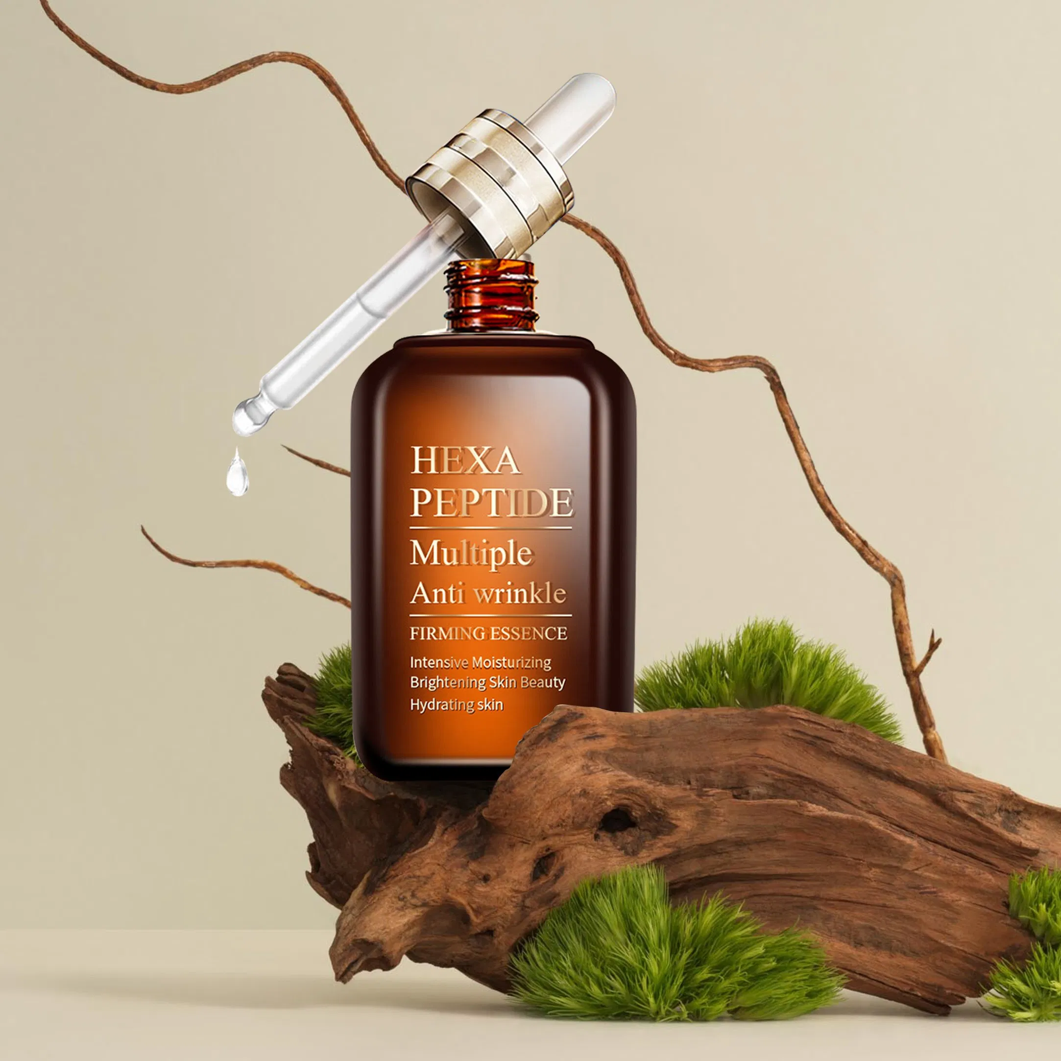 Skincare Firming Brightening Anti-Aging Essence Private Label Natural Anti Wrinkles Reduce Fine Lines Retinol Facial Serum for Face