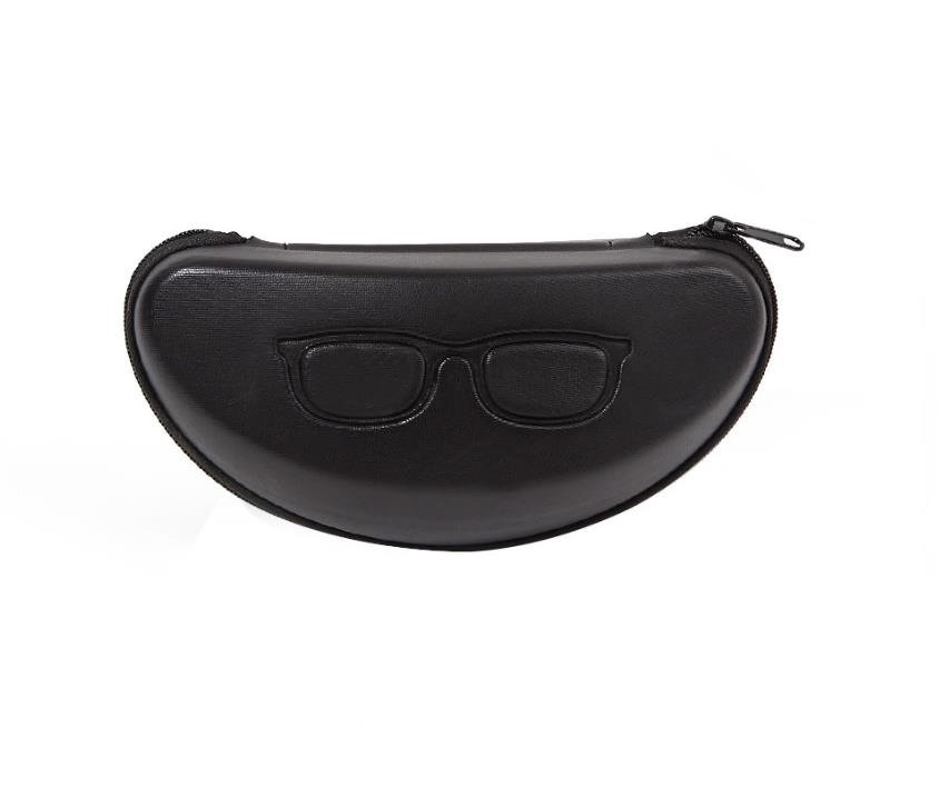 Custom PE Eyeglasses Glasses Sunglasses Case with Back Side and Zipper