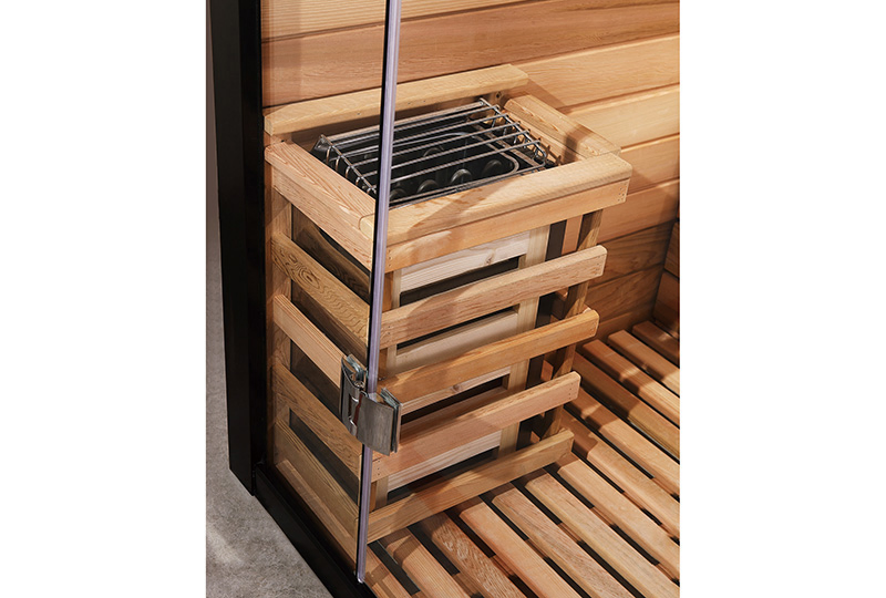 Одноместная деревянная сауна для дома