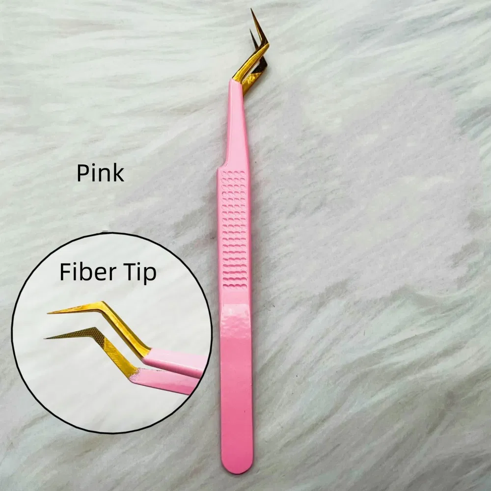 Custom Logo Best Non-Magnetic Pointed PCB Precision Soldering Fiber Tip Lash Tweezers