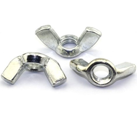 DIN315 Wing Nuts Zinc Plated Fasteners Parts Butterfly Nut M3 M4 M5 M6 M8 M10
