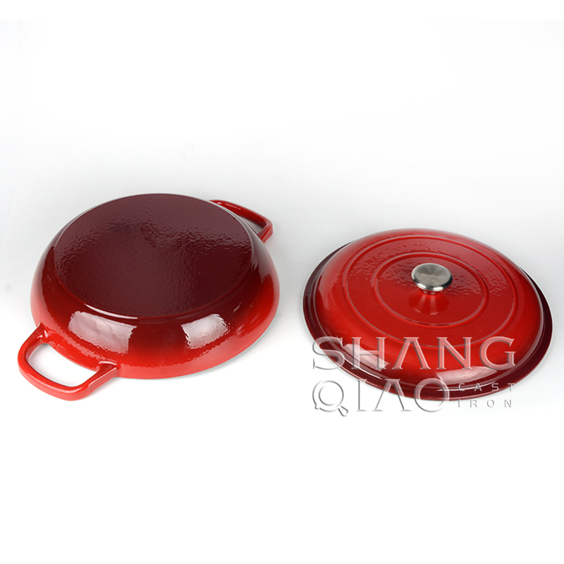 Чугунная жаровня-казан с крышкой