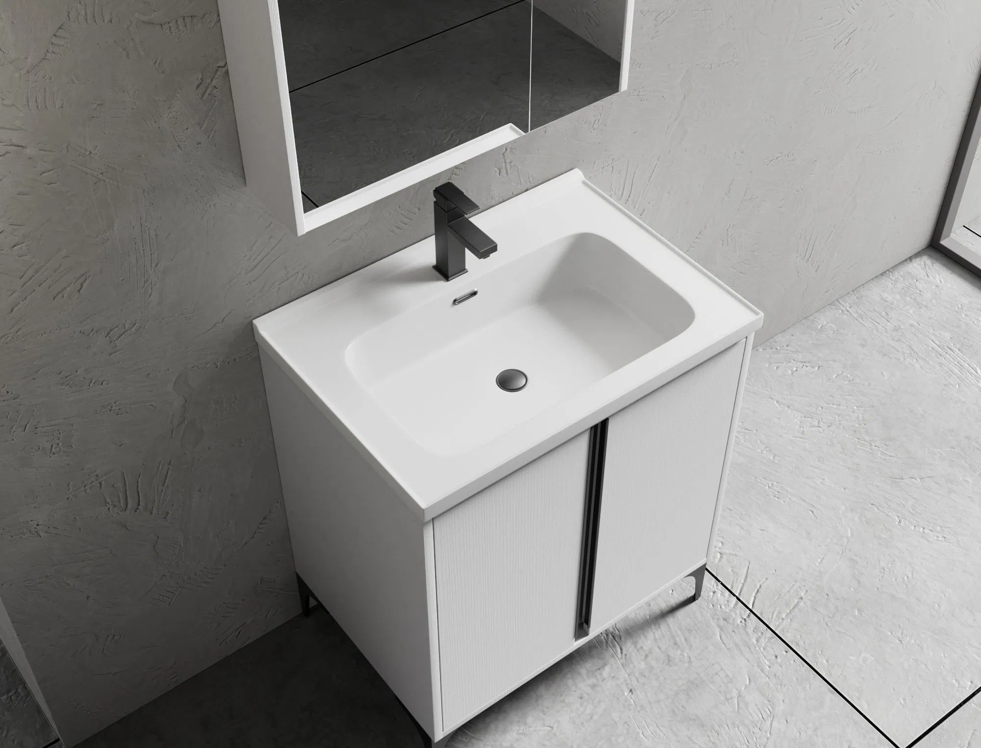 Marble Top Sanitary Ware Bath Wash Basin Bathroom Vanity