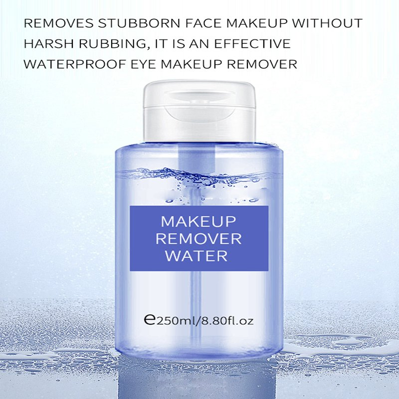 Hot Selling Private Label Natural Micellar Cleansing Water 3-in-1 Water Based Makeup Remover and Facial Cleanser for Oily Skin