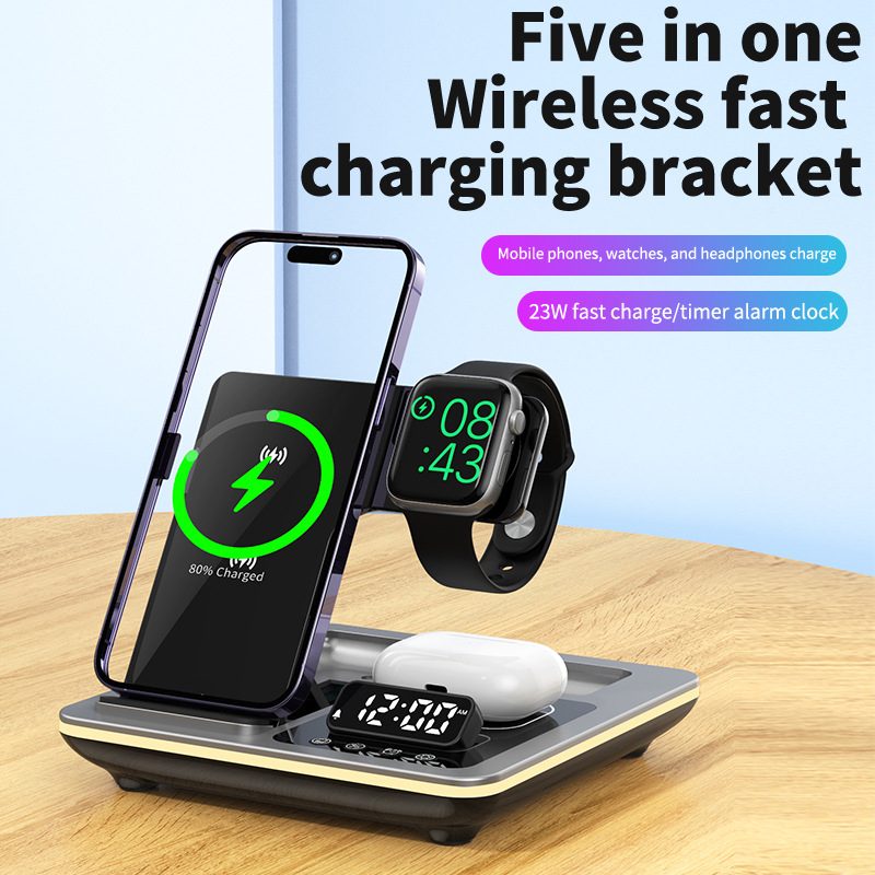 Беспроводная зарядная станция 3 в 1 для iPhone, Apple Watch и AirPods