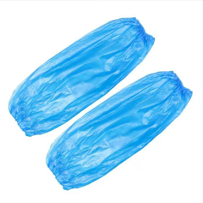 Disposable Arm Sleeves - Waterproof PE Arm Sleeves with Elastic, Suitable for Restaurant Use
