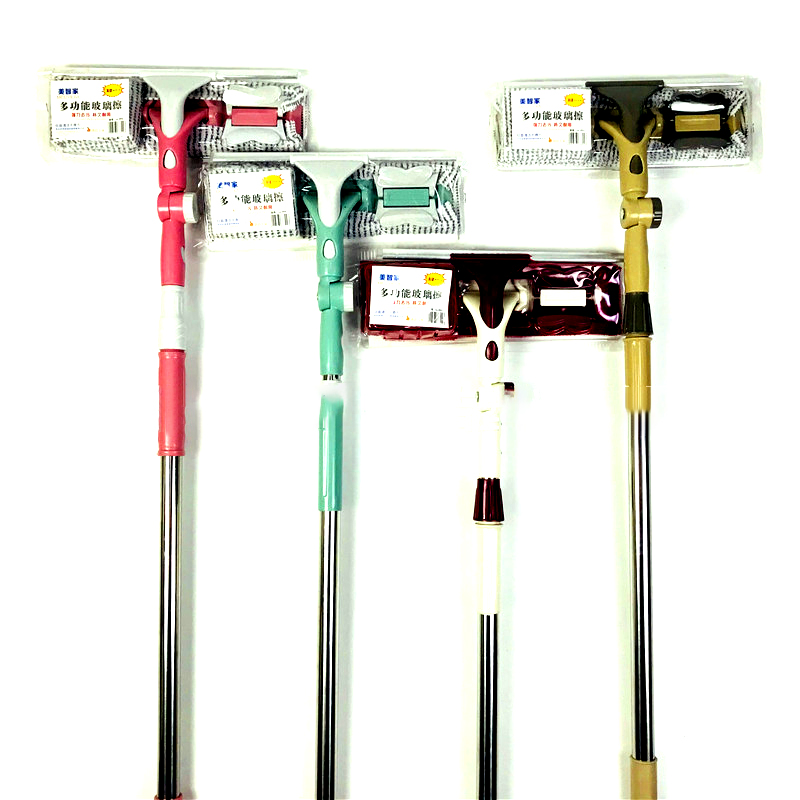 Выдвижная щетка-скребок для окон с телескопической ручкой