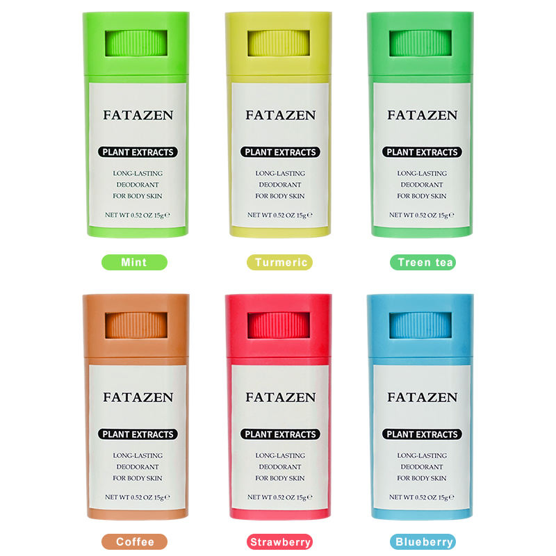 Fatazen Wholesale Herbal Deodorant Antiperspirant Stick Anti Chafe Balm Natural Vegan Roll on Deodorant Stick