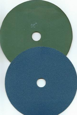 4"-9" Blue Zirconia Zirconium Oxide Resin Fibre Discs