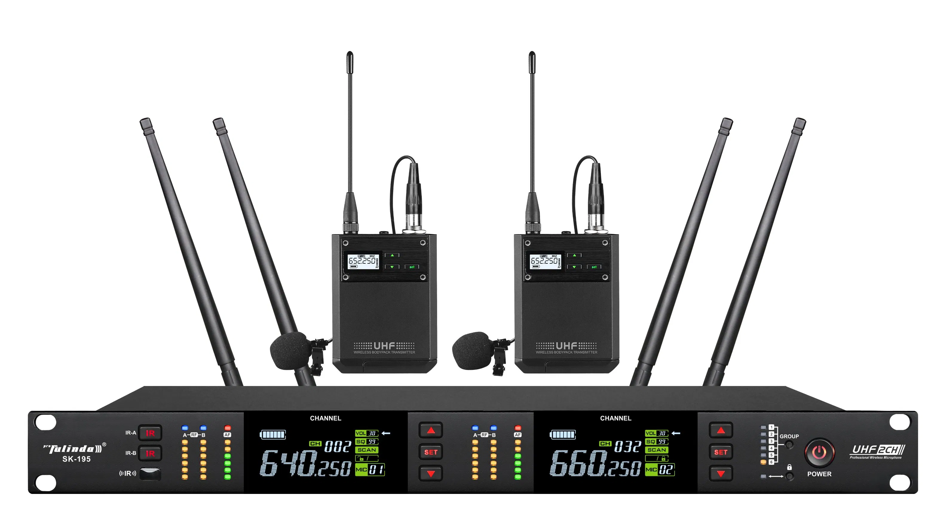 Продвинутый беспроводной микрофон Fulinda для вокала