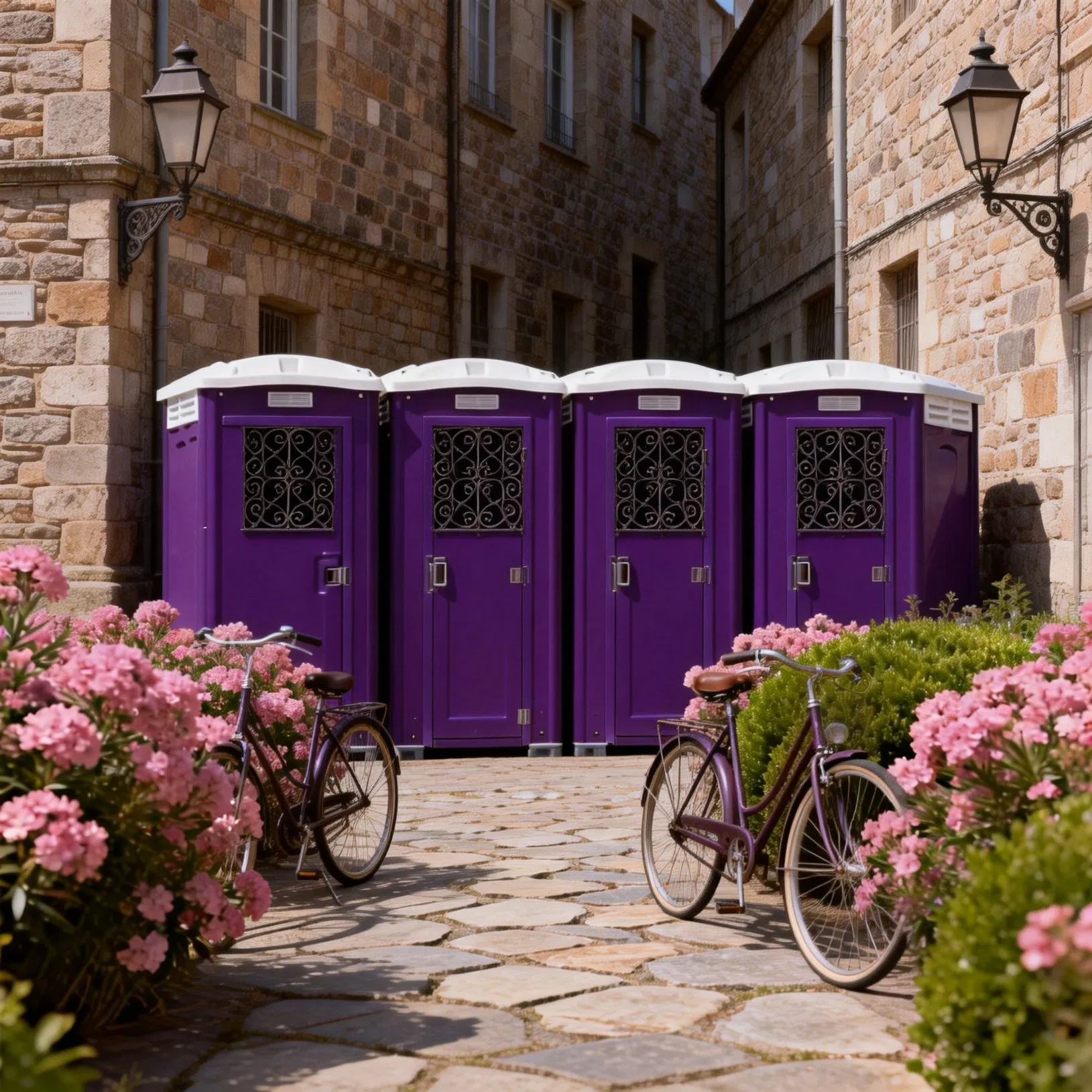 1.1X1.1X2.3m Unit Prefabricated Toilet Small Prefabricated House Modular Moveable Container Type Mobile Toilet