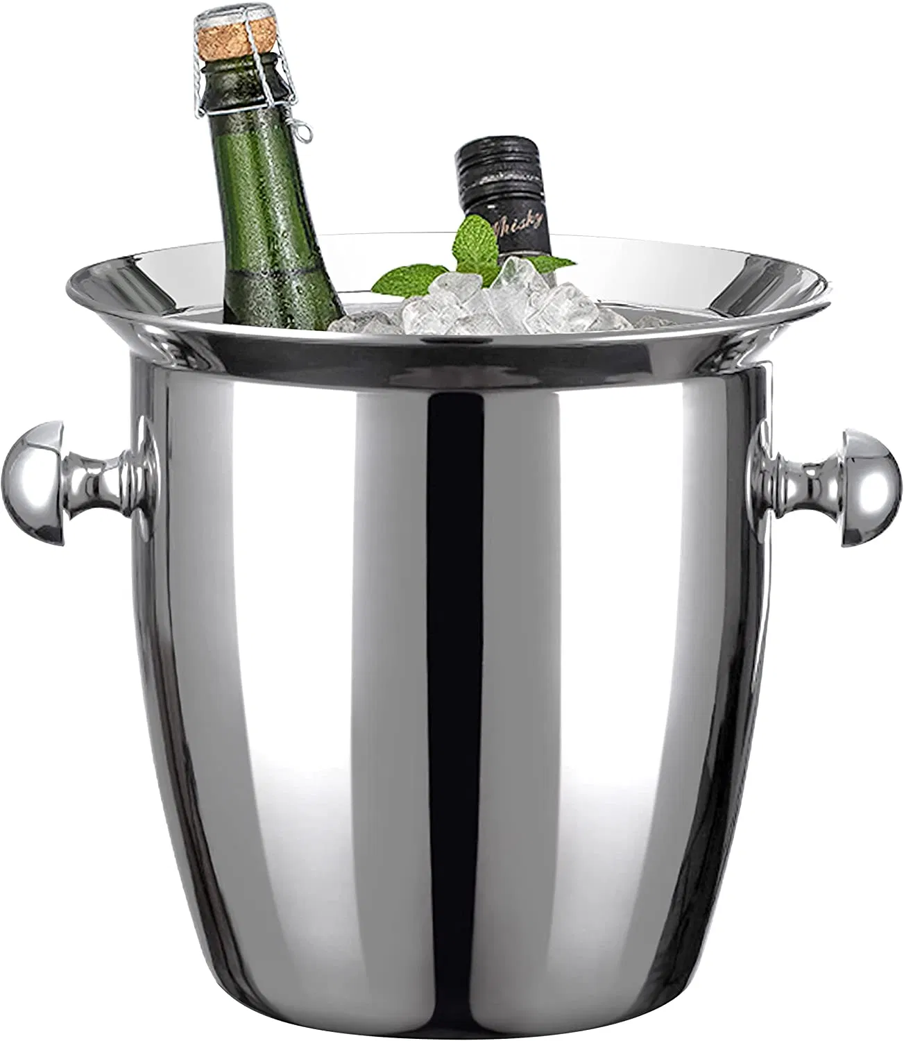 Ice Buckets for Party Stainless Steel Material Well Made Champagne Ice Bucket Frozen Longer for Caperdonich St. Ides Stag Beer