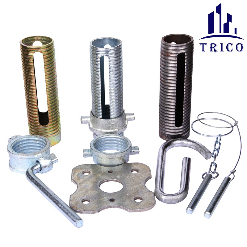 Factory Galvanized Steel Scaffolding Prop Sleeve with Prop Nut