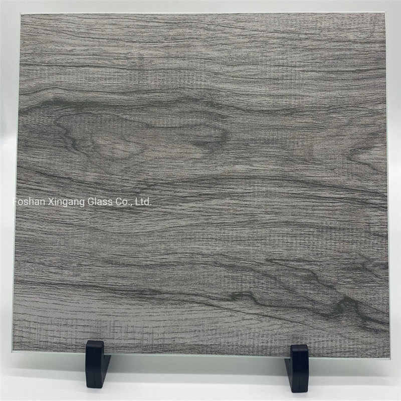 Ceramic Glass Table Top Wood Grain Design Outdoor Furniture Glass Table Top /Garden Furniture