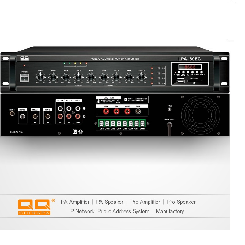 Усилитель Bluetooth FM Lpa-100ec 100Вт, 4 зоны