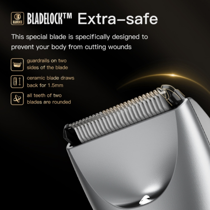 Ultra-Quiet Comfortable Efficient Durable Men's Body Hair Trimmer