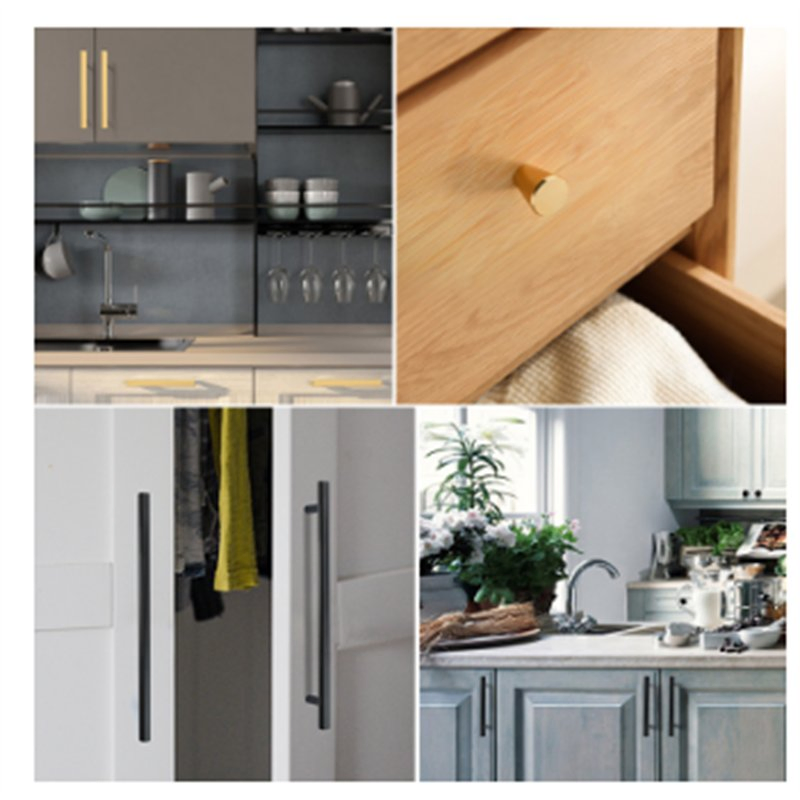 Cabinet Door Handle European American Modern Simple Drawer Clothes Cabinet Door Handles