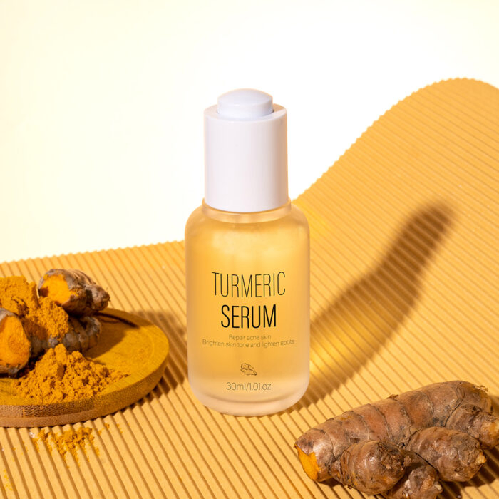 Turmeric Skincare Deep Clean Anti Acne Dark Spot Facial Repairing Whitening Brightening Private Label Turmeric Face Wash Skin Care Set