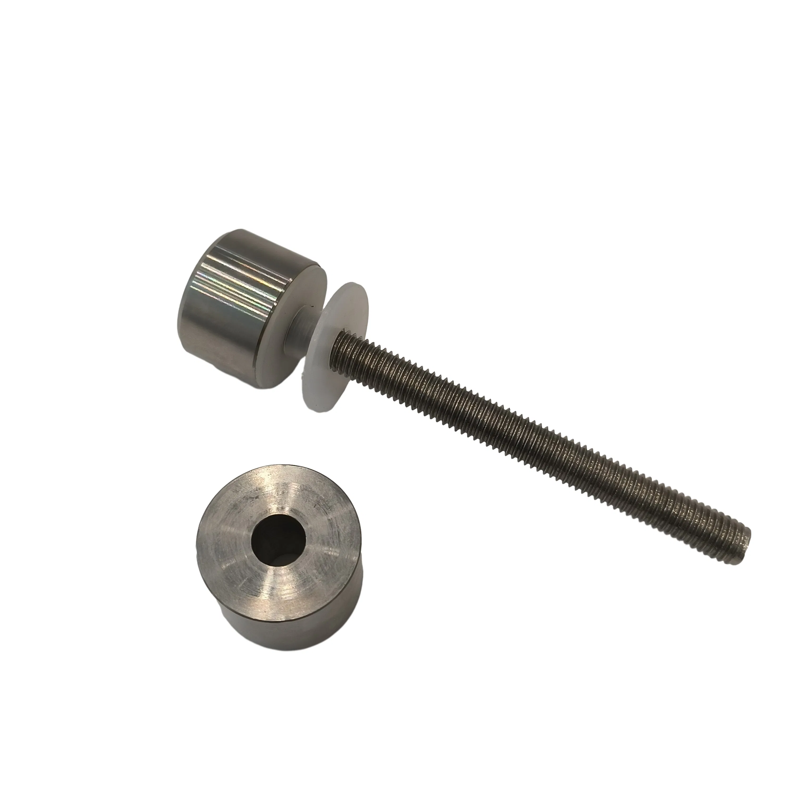 Marketing Stainless Steel Nails Stainless Steel Solid Standoff Frameless Glass Railing Brackets Wall Mounting with Screws for Stairs Balcony Glass Railing