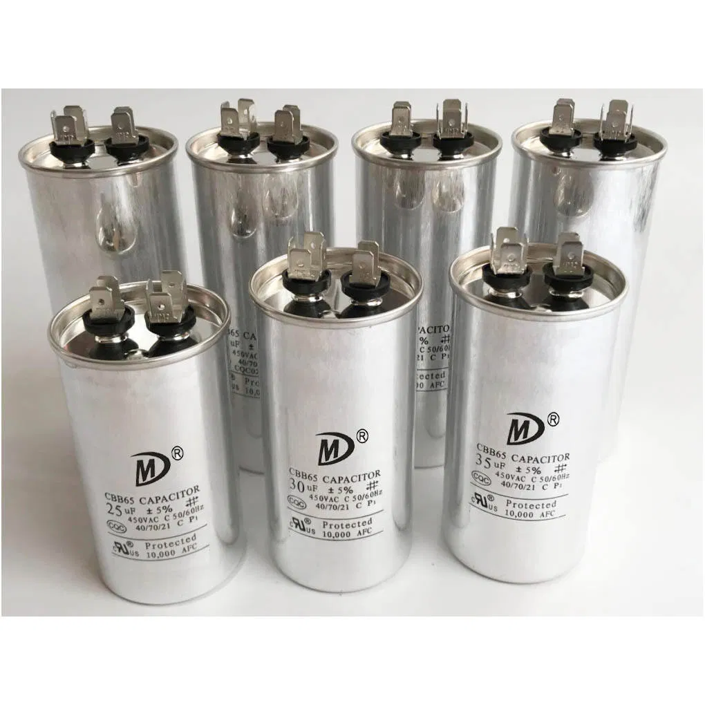 Cbb65 Air Conditioning Capacitor 40UF+5 50UF+5 60UF+5 High Quality
