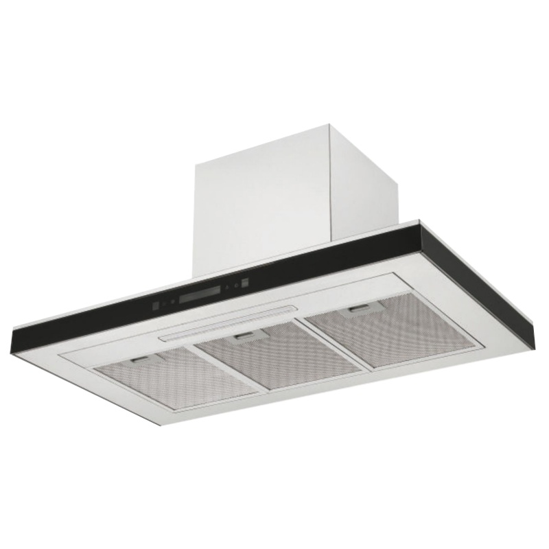 Home Appliance Kitchen Use T-Shape Range Hood with Tempered Glass Smoke Extractor