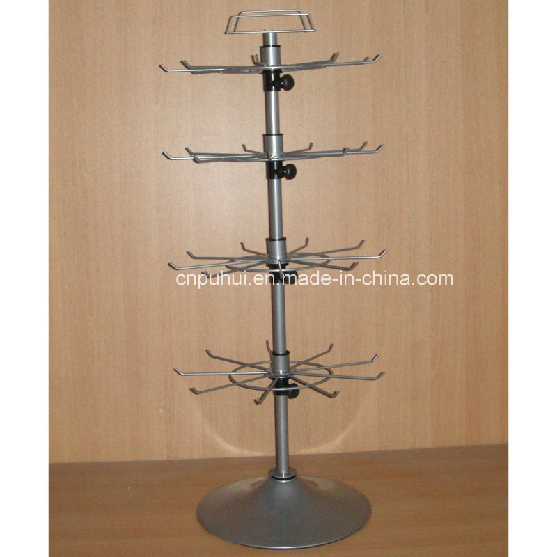 Floor Standing Metal Fixture Peg Hooks Hanging Spinning Balloons Display Rack (PHY215A)