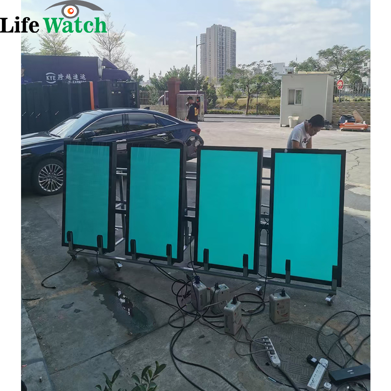 32-Inch 43inch 55inch 2500 Nit Brightness IP66 Water-Proof Free Standing Outdoor LCD Kiosk Totem