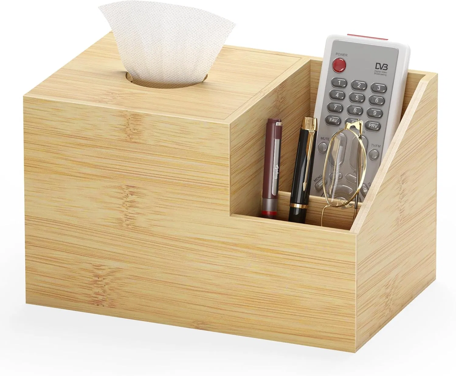 Bamboo Home Creative Living Room, Bedroom Countertop, Tissue Storage Box